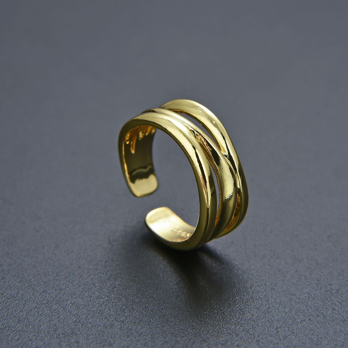 Unisex Jewelry Fashion Preserving Double Layer Ring Ring With Adjustable Opening For Men And Women, Hand Jewelry, Internet Celebrity Ins Style_ipsvogv.com