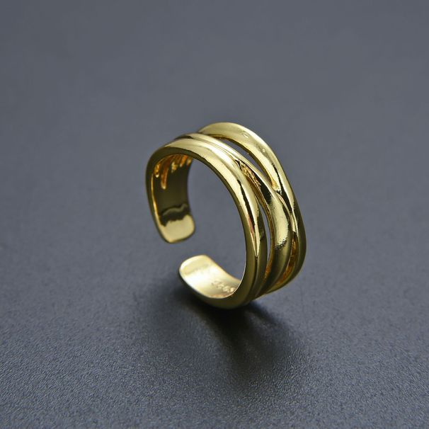 Unisex Jewelry Fashion Preserving Double Layer Ring Ring With Adjustable Opening For Men And Women, Hand Jewelry, Internet Celebrity Ins Style_ipsvogv.com