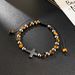 Men And Women's Jewelry Fashion Bracelet Stainless Steel Personality Cross Black Gallstone Splicing Tiger Eye Stone_ipsvogv.com