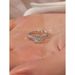 New Pure Silver Star Weaving Straight Arm, Mosang Stone Diamond Ring, 50 Cents, One Carat Live Female Ring_ipsvogv.com