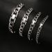 Titanium Steel Non-Fading NK Cuban Chain Clasp Bracelet Trendy Cool Men's Thick Hip-Hop Punk Personality Hand Jewelry_ipsvogv.com