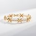 Cuban Chain Copper Gold-Plated Punk Zircon Micro-Inlaid Light Luxury X-Shaped Hip-Hop Bracelet_ipsvogv.com