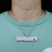 Men's Punk Style ROYALTY Pendant Necklace With Twist Chain, Hip Hop Jewelry For Men, Trendy Letter Charm Letter ROYALTY Pendant Trendy Personality_ipsvogv.com