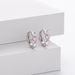 Temperament: High Grade Pure Silver Colored Zircon Ear Buckle With A Sense Of Forest Fairy Earrings Design_ipsvogv.com