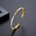 Women's Jewelry K Copper Inlaid Zircon Tennis Chain Fashion Design Dating Commuting Open Adjustable Bracelet_ipsvogv.com