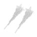 Full Diamond Five-pointed Star Tassel Earrings Women's Super Flash Party Zircon Earrings Modified Face Exaggerated Earrings_ipsvogv.com