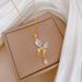 Steel 【 Titanium 】 Butterfly Tassel Light Luxury Temperament Gorgeous Full Diamond Necklace Women's Versatile Collarbone 【 】_ipsvogv.com