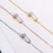 Unisex new fashion hollow zircon pendant necklace female 3 color pin personality clavicle chain hot selling jewelry_ipsvogv.com