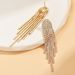 Unisex Jewelry Gold Tassel Water Diamond Lover Gift Women's Earrings_ipsvogv.com