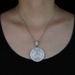 Palm Eye Round Pendant Full Of Diamonds Men And Women Necklace Hip Hop Personality Jewelry Luxury-style Gifts For Friends_ipsvogv.com