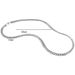 50cm Silver Plated Horseshoe Chain 60mm Side Chain Light Luxury Encrypted Embossed Snake Bone Chain_ipsvogv.com