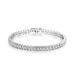 S925 sterling silver inlaid with dazzling full diamond bracelet for men and women European and American trendy hip hop jewelry birthday gift_ipsvogv.com