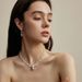 Mo Ace * Et Falling Bead Necklace Simple, Versatile, High End, Copper Plated Platinum Zircon Temperament Clavicle Chain_ipsvogv.com