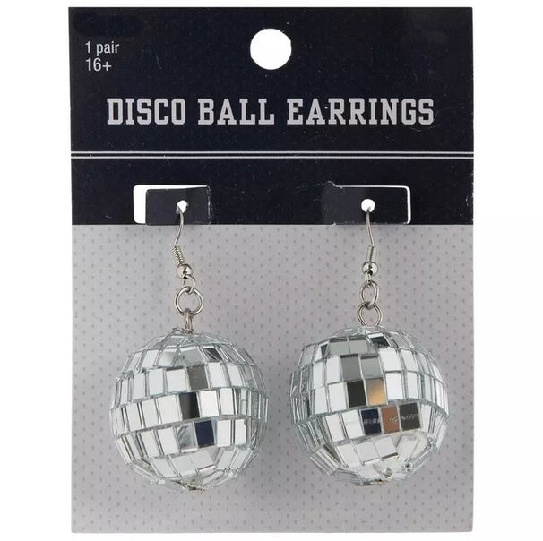 Disco DISCO 70S Mirror Foam Ball Earrings Female Party Decoration Gifts_ipsvogv.com