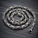Cool Stainless Steel Men's 5mm width Byzantine Necklace Chain_ipsvogv.com