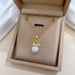 】 Mandarin 【 Duck Pearl Zircon Light Luxury Charm Gorgeous Full Diamond Necklace Women's Versatile Clavicle Titanium 【 】_ipsvogv.com