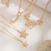 Ins Style Flower Starfish Necklace Necklaces Baroque Pearl Pendant Accessories For Women_ipsvogv.com