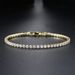 Unisex Zircon Tennis For Women Single Row Full Dia Crystal Gold Plated Bracelet Hot Selg Jewelry_ipsvogv.com