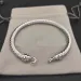Bangle DY twisted bracelet classic bracelets designer braclet man fashion gold sier pearl cross diamond womens jewelry_ipsvogv.com