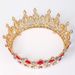 Baroque Round Crown Alloy Headdress Bride Wedding Dress Accessories Birthday Adult Ceremony Round Crown_ipsvogv.com