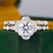 Sanjie 2025 New With Diamond And Zircon Jewelry, Ms. Mo Sangshi Handheld Flower Pair Ring_ipsvogv.com
