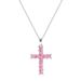 Popular Cross Pendant Necklace Full of Diamond Square Zircon Hip Hop trendy Neckchain Jewelry_ipsvogv.com