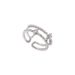 Luxurious Exquisite Four-star Pearl Zircon Double-layer Ring, Personalized And Niche Design, Index Finger Ring_ipsvogv.com