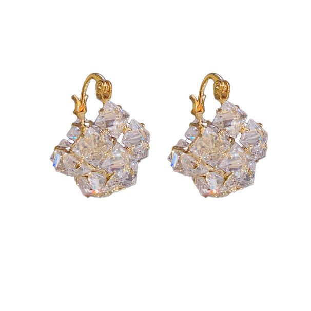 Fashion High-End Luxury Exquisite Zircon Heart Niche Design Sense Temperament Super Shiny Internet Celebrity Same Style_ipsvogv.com