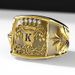 Cao Shi's Personalized Creative Crown Pattern Men's Gold Plated Ring Handicraft_ipsvogv.com