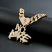 Fashion Jewelry Diamond NO LOVE English Letter Pendant Trendy Men's Personality Hip Hop Cuban Necklace_ipsvogv.com