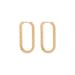 New Geometric Fashion High Quality Earrings U Shaped Arc Earrings Alloy Twist Oval Earrings_ipsvogv.com