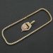 Hip hop rap decoration full of diamonds, three-dimensional US dollar tongue pendant, trendy and exaggerated Cuban chain_ipsvogv.com