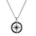 Star Compass Trend Hip Hop Boys Necklace Simple High End Titanium Steel Six Pointed Star Pendant Necklace_ipsvogv.com