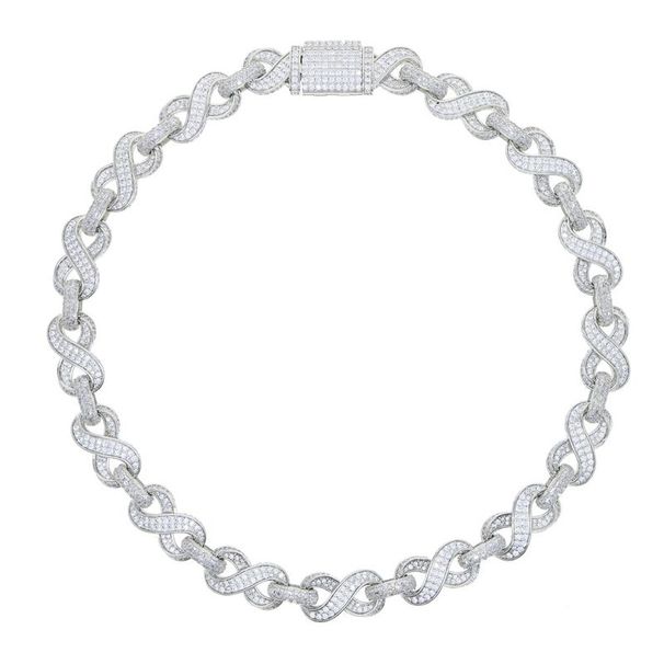 Ins12mm Shaped Necklace Men's And Women's Fashion Trend Brand Hip Hop_ipsvogv.com