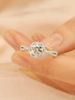 Hot selling Princess Elsa a high-end and lively design, slightly inlaid with button wall plum blossom shaped ring,_ipsvogv.com