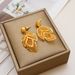 Hot Selling Dubai Luxury Jewelry Necklace Earrings Two-piece Set Bride Wedding Batch_ipsvogv.com