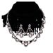 High-end Rhinestone Flower Bridal Two-piece Accessories Wedding Jewelry Set Necklace_ipsvogv.com
