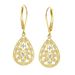 Women’s Jewelry Set Fashion Temperament Light Luxury Inlaid Zircon Earrings Exquisite Water Drop High Grade Geometric Copper Plated 14K Gold Earrings_ipsvogv.com