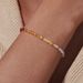Bohemian Style High End Holiday Style 3mm Colorful Natural Stone Bracelet Female Fashion Simple Versatile Hand Jewelry Female_ipsvogv.com