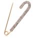 Simple rhinestone large pin buckle pin Korean clothing accessories sweater accessories men and women clothes cardigan jacket brooch_ipsvogv.com
