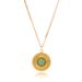 Green Aventurine Pendant Necklace - Retro Bohemian Gold Plated Jewelry For Women_ipsvogv.com