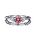 Fashionable And Versatile Zircon Women's Two-piece Set With Micro Inlaid Powder Ring Jewelry_ipsvogv.com