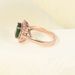 Classic jewelry AAA zircon micro inlaid emerald ring rose gold plated wedding jewelry_ipsvogv.com