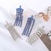 New Exaggerated Diamond Studded Long Tassel For Women With A Sense Of Luxury, Personality, Fashion, Internet Celebrity,_ipsvogv.com