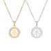 simple stainless steel maple leaf pendant necklace Joker clavicle chain sweater chain accessories jewelry_ipsvogv.com