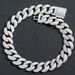 Men’s Jewelry Set Fashion Hip Hop Necklace 22mm Wide Bubble Cuban Chain 5 Row Diamond Personality Domineering Trendy Zircon Men's Necklace_ipsvogv.com