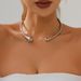 Personalized Metal Smooth Spring Open Collar Design With Ins Minimalist Water Droplet Plain Circle Choker_ipsvogv.com