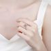 S Pure Silver Jewelry Stone Love Ring D Color 1 Carat Mosang Diamond Platinum Plated Trendy Style Live Broadcast_ipsvogv.com