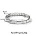 Zircon Light Luxury Hip-Hop Tennis Chain Men's Bracelet Jewelry_ipsvogv.com
