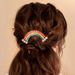 Rhinestone Hair Accessories Simple Rainbow hairpin Rainbow hairpin Rainbow hairpin Hot Sale_ipsvogv.com